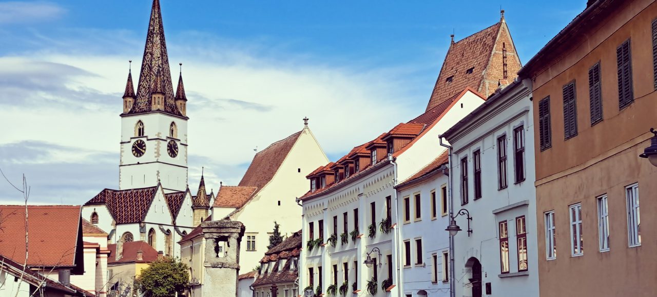 View towards the Evangelical Church