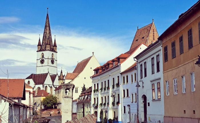 View towards the Evangelical Church